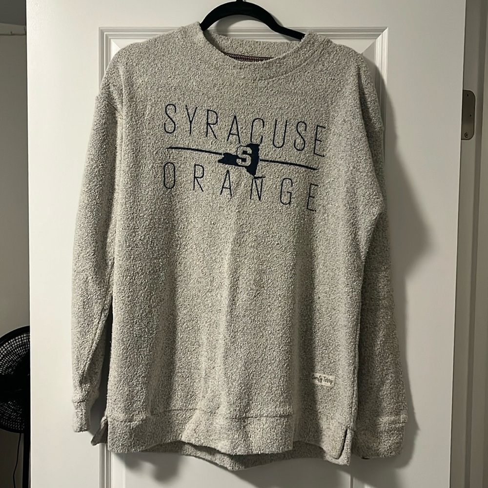 Terry Syracuse Orange crewneck